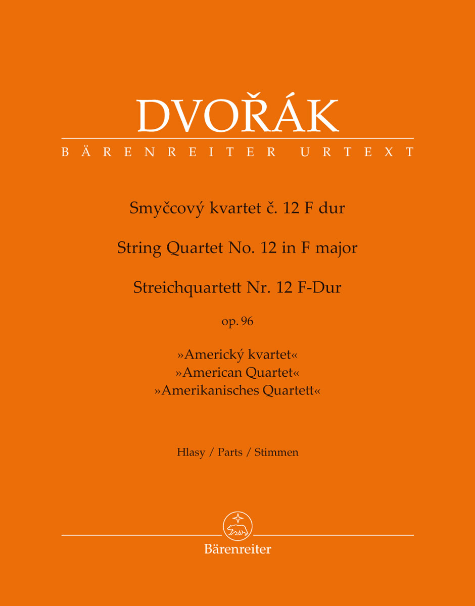 Dvorak String Quartet No12 F Op96 American Parts Sheet Music Songbook