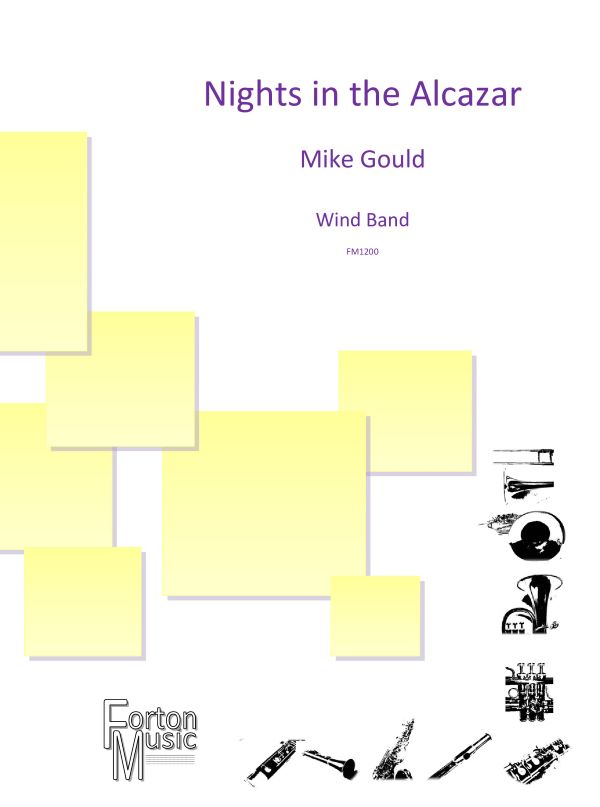 Gould Nights In The Alcazar Wind Orch Sc & Pts Sheet Music Songbook