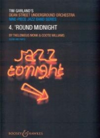 Jazz Tonight 4 Round Midnight Monk/garland Sc/pts Sheet Music Songbook