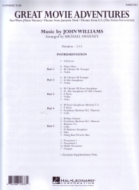 Great Movie Adventures John Williams Score Sheet Music Songbook