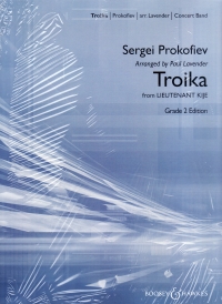 Prokofiev Troika (young Band) Lavender Sc/pts Sheet Music Songbook