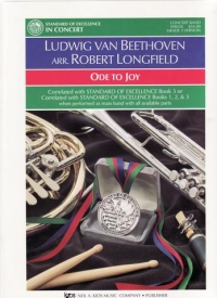 Ode To Joy Beethoven/longfield Concert Band Sheet Music Songbook