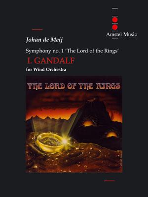 De Meij The Lord Of The Rings I Gandalf Cb Score Sheet Music Songbook