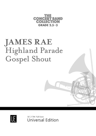 Rae Highland Parade / Gospel Shout Concert Band Sc Sheet Music Songbook