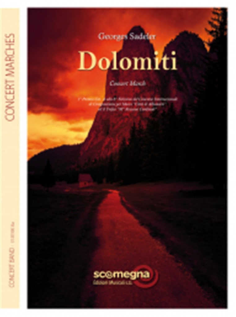Sadeler Dolomiti Concert Band Score & Parts Sheet Music Songbook
