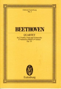 Beethoven String Quartet Op 131 Cmin Mini Score Sheet Music Songbook