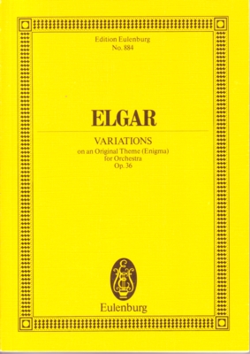 Elgar Enigma Variations Op36 Mini Score Sheet Music Songbook