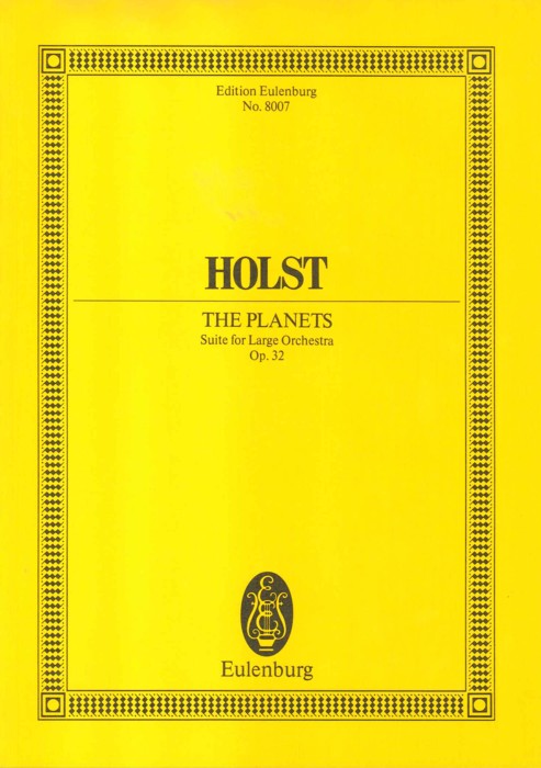 Holst Planets Op32 Mini Score Sheet Music Songbook