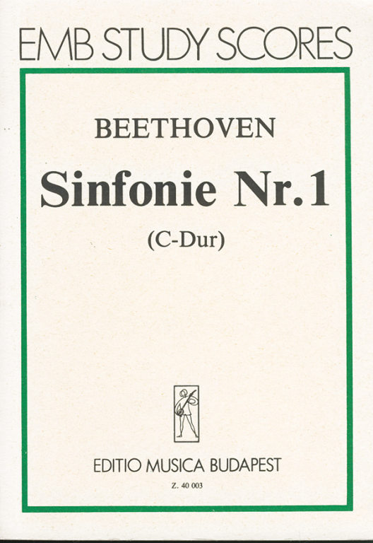 Beethoven Symphony No 1 Op21 C Study Score Sheet Music Songbook