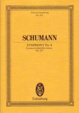 Schumann Symphony No 4 In Dmin Op120 Min Score Sheet Music Songbook