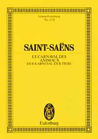 Saint-saens Carnival Of The Animals Min Score Sheet Music Songbook