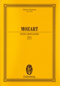 Mozart Don Giovanni K527 Mini Score Sheet Music Songbook