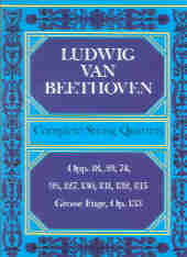 Beethoven String Quartets Complete/grosse Fugue Sheet Music Songbook
