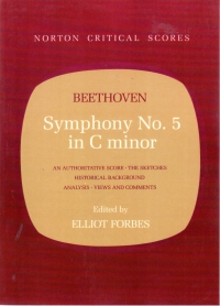 Beethoven Symphony No5 Op67 Cmin Critical Mini Sco Sheet Music Songbook