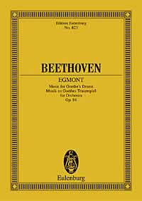 Beethoven Egmont Music For Goethes Drama Op84 Sheet Music Songbook