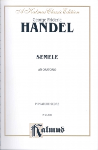 Handel Semele (1744) Eng/ger Study Score Sheet Music Songbook