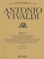 Vivaldi Beatus Vir Rv597 Satb/orch Score Sheet Music Songbook