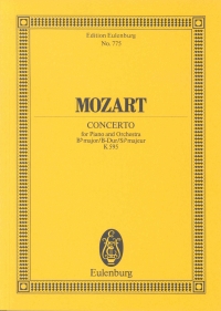 Mozart Piano Concerto No 27 Bb K595 Pf/orch Mini Sheet Music Songbook