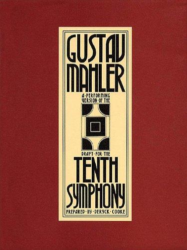 Mahler Symphony No 10 Cooke Performing Score Sheet Music Songbook