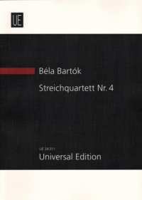 Bartok String Quartet No 4 Study Score Sheet Music Songbook