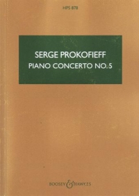 Prokofiev Piano Concerto No 5 Op55 G Study Score Sheet Music Songbook