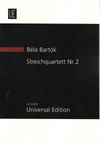 Bartok String Quartet No 2 Pocket Score Sheet Music Songbook