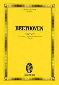 Beethoven Fantasy Op80 Piano/chorus/orch Sheet Music Songbook