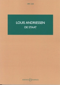 Andriessen De Staat Study Score Hps1234 Sheet Music Songbook