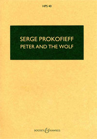 Prokofiev Peter & The Wolf Op67 Study Score Sheet Music Songbook