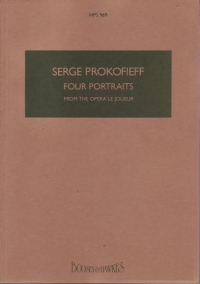 Prokofiev 4 Portraits From The Gambler Stsc Hps969 Sheet Music Songbook