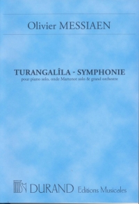 Messiaen Turangalila Symphony Study Score Sheet Music Songbook