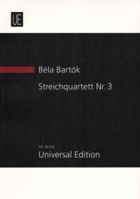 Bartok String Quartet No 3 Study Score Sheet Music Songbook