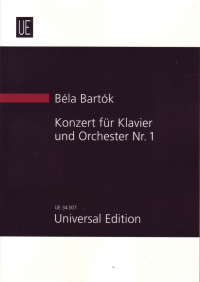 Bartok Piano Concerto No 1 Study Score Sheet Music Songbook