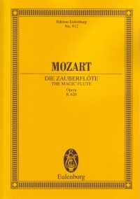 Mozart Die Zauberflote Complete Opera Pocket Score Sheet Music Songbook