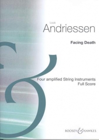 Andriessen Facing Death Full Score Sheet Music Songbook