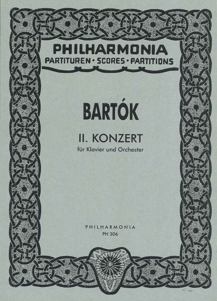 Bartok Piano Concerto No 2 Pocket Score Sheet Music Songbook