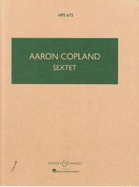 Copland Sextet Pocket Score Hps675 Sheet Music Songbook