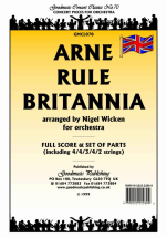 Arne Rule Britannia (arr Wicken) Full Score Sheet Music Songbook