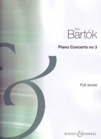 Bartok Piano Concerto No 3 Full Score Sheet Music Songbook