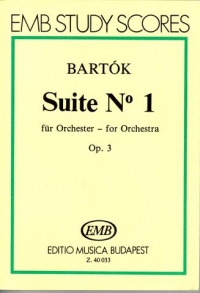 Bartok Suite No 1 Pocket Score Sheet Music Songbook