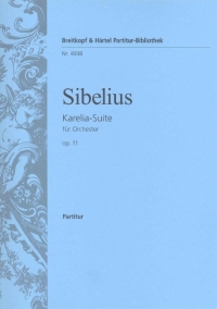 Sibelius Karelia Suite Op11 Fullscore (cond Score) Sheet Music Songbook