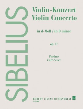 Sibelius Violin Concerto Full Score Sheet Music Songbook