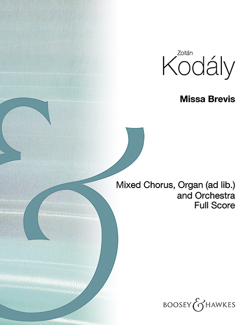 Kodaly Missa Brevis Full Score Sheet Music Songbook