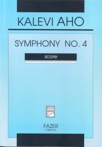 Aho Symphony No 4 Score Sheet Music Songbook