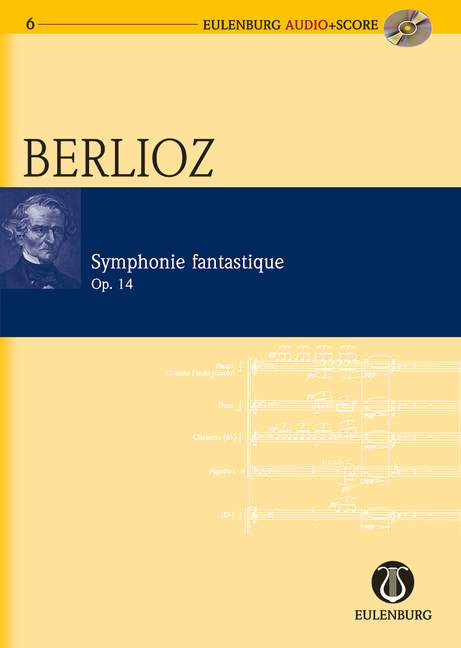 Berlioz Symphonie Fantastique Op14 Mini Score + Cd Sheet Music Songbook