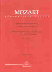 Mozart Sinfonia Concertante K364 Full Score Sheet Music Songbook