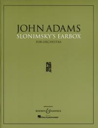 Adams Slonimskys Earbox Score Sheet Music Songbook