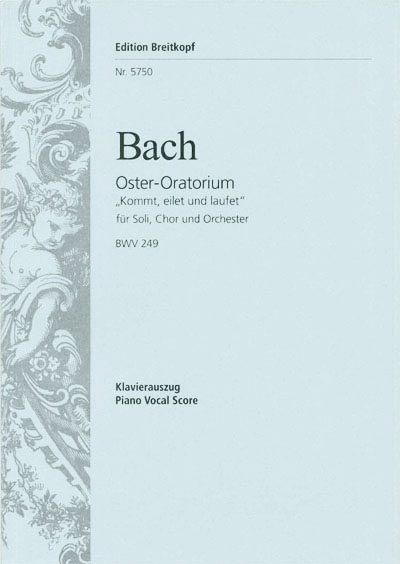 Bach Easter Oratorio Bwv249 Mini Score Sheet Music Songbook
