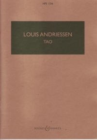 Andriessen Tao Pocket Score Hps1336 Sheet Music Songbook