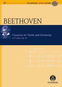 Beethoven Concerto D Op61 Vn/orch Mini Sc + Cd Sheet Music Songbook